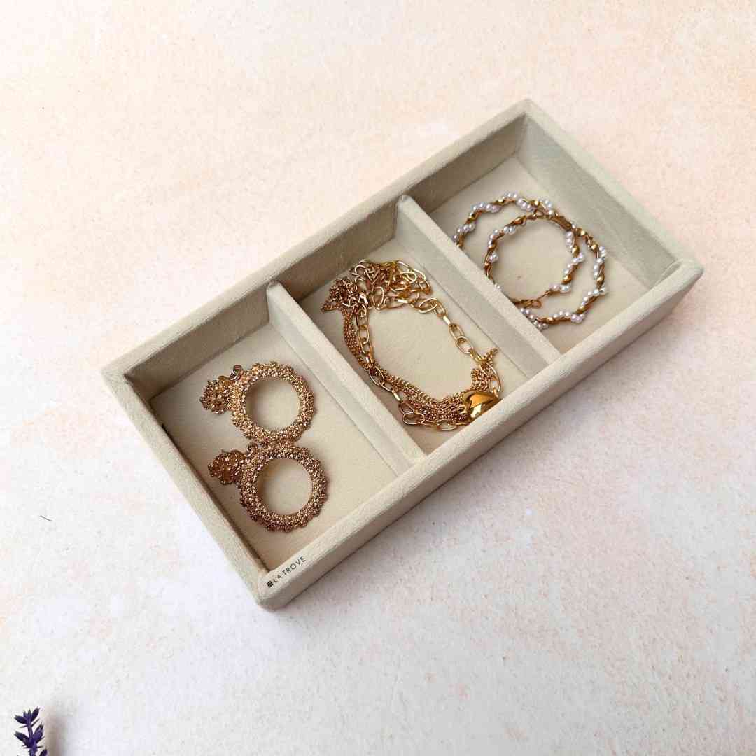 3 Grid Mini Jewellery Tray Organiser (Mini)