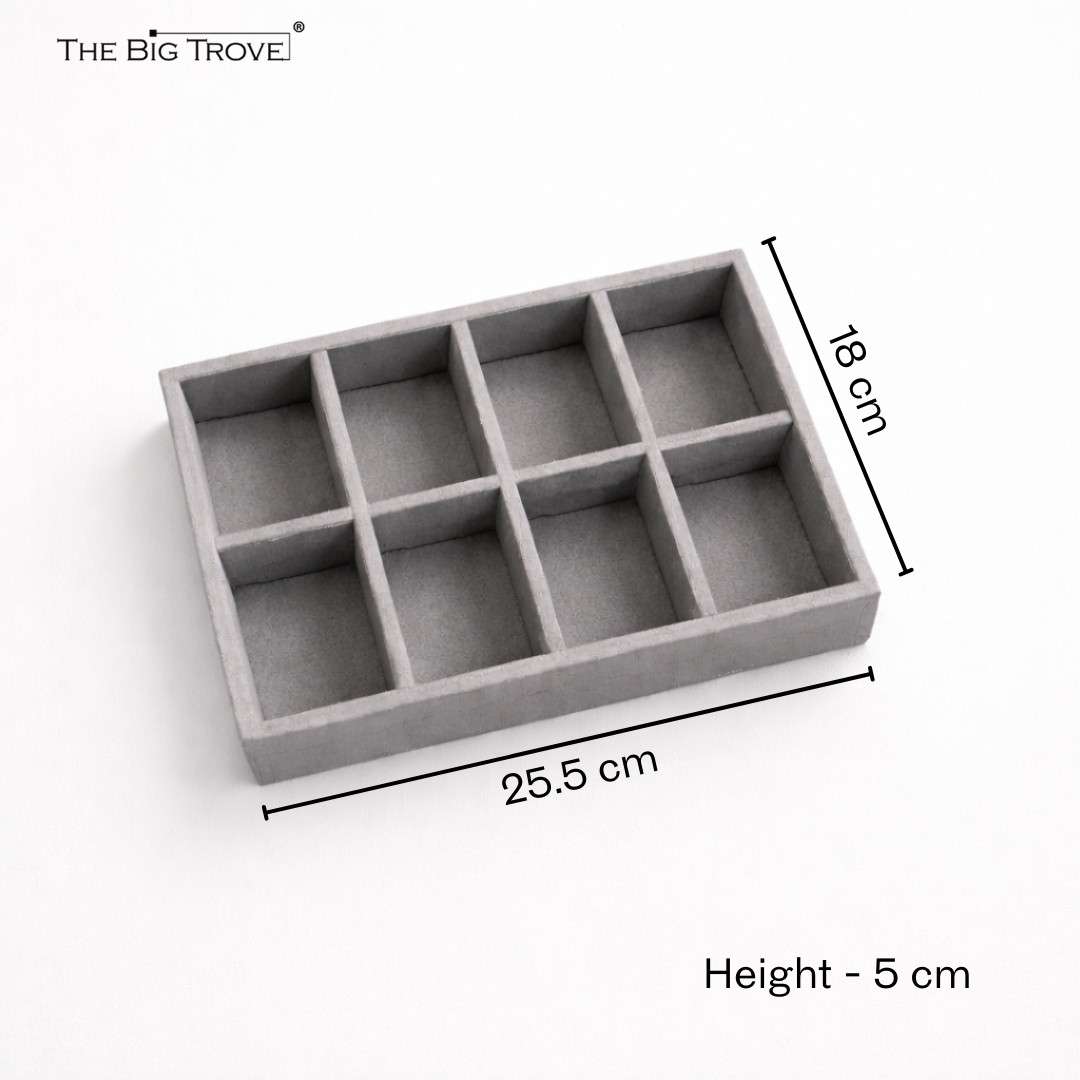 TBT 8 Slot Tie Tray for Structured Tie & Accessory Organisation