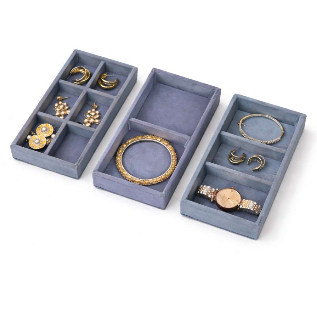 3 Grid, 2 Grid & 6 Grid Mini Jewellery Organizer