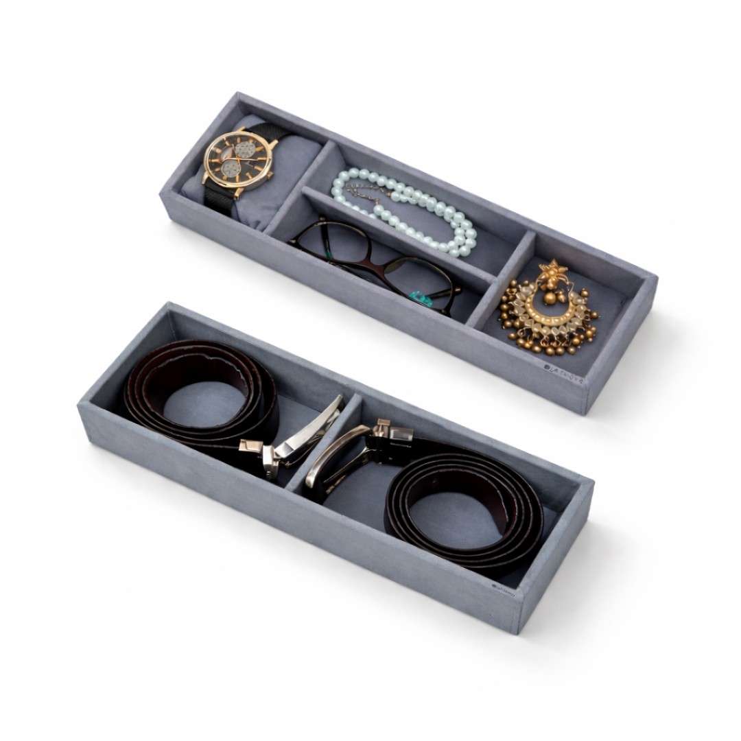 Belt, Sunglass & Watch Drawer Organizer Tray