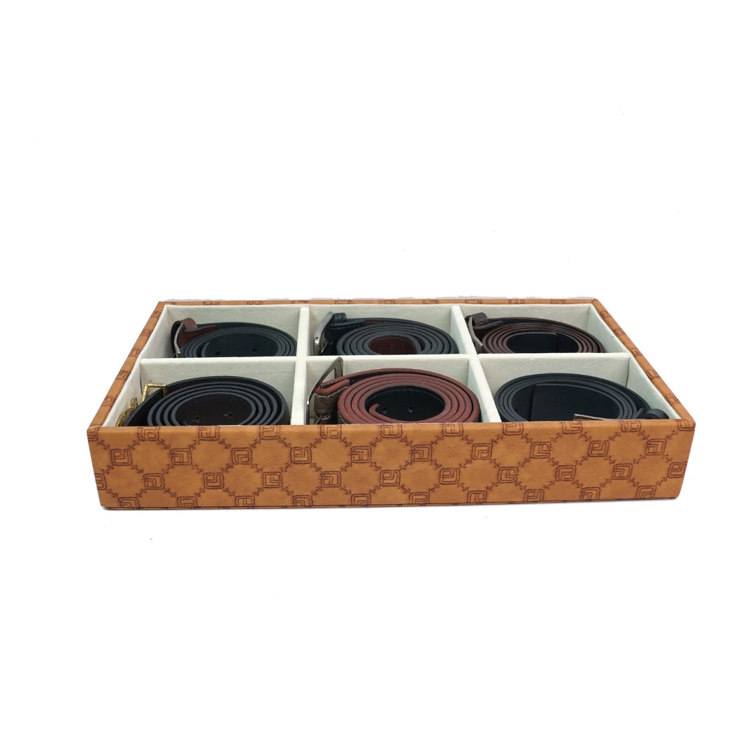 Designer 6-Slot Belt Tray