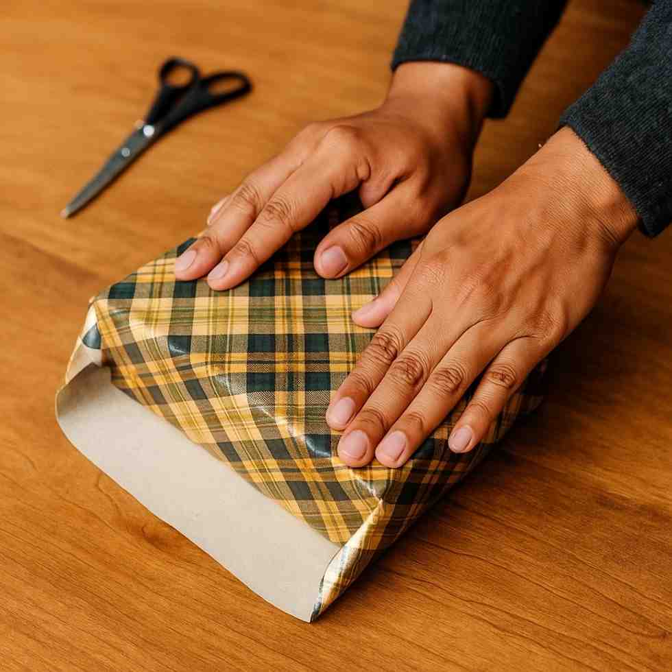 Checks Elegant Design Packing Paper