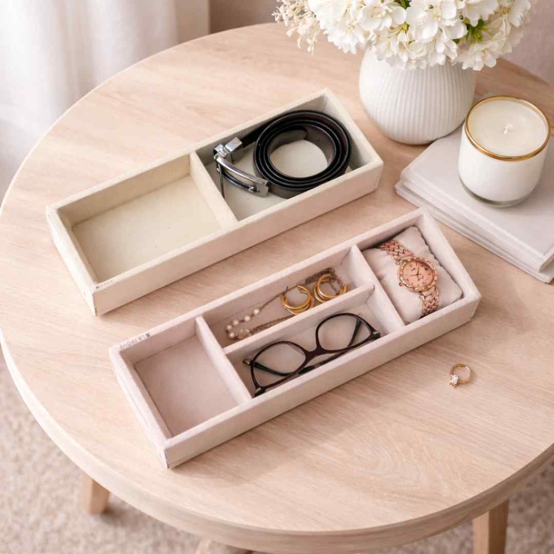 Belt, Sunglass & Watch Drawer Organiser Tray