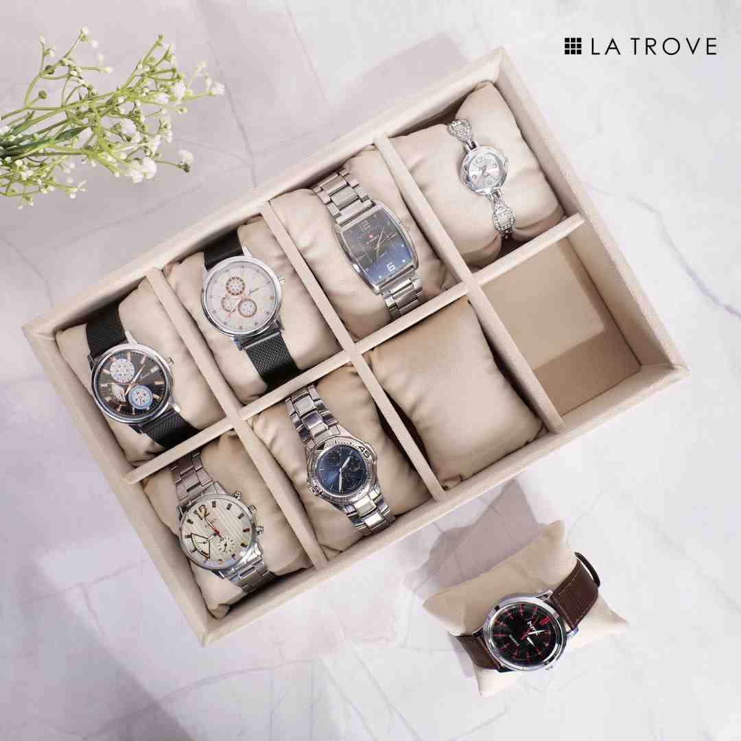 8 Slot Watch Tray