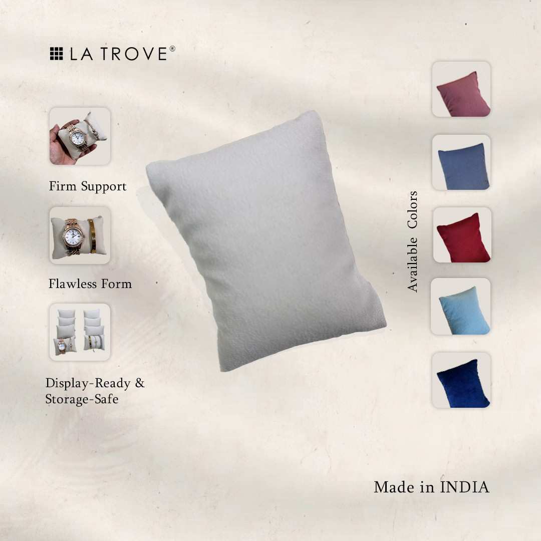 Soft Cushion Pillow for Watch & Bracelet Display – Pack of 4