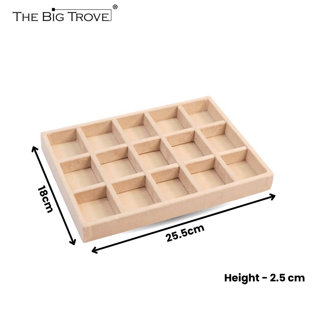 TBT 15 Slot Jewellery Organiser Tray