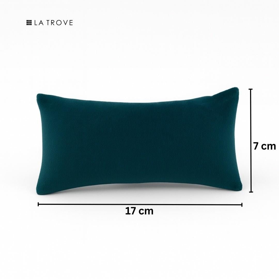 La Trove Luxury Long Velvet Pillow Inserts for Bracelets & Jewellery Organizer Pillows