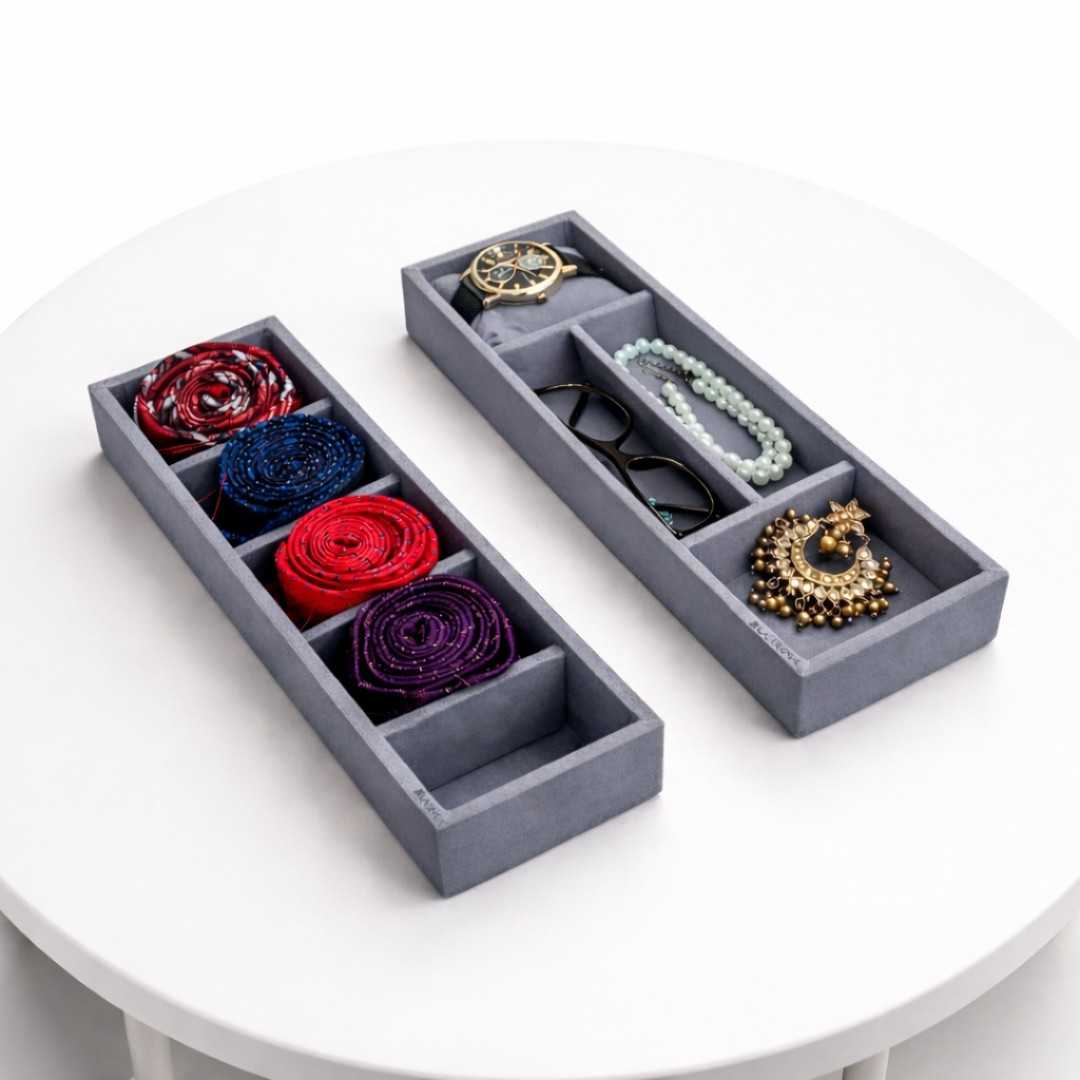Tie, Sunglass & Watch Organiser Tray for Drawer Storage