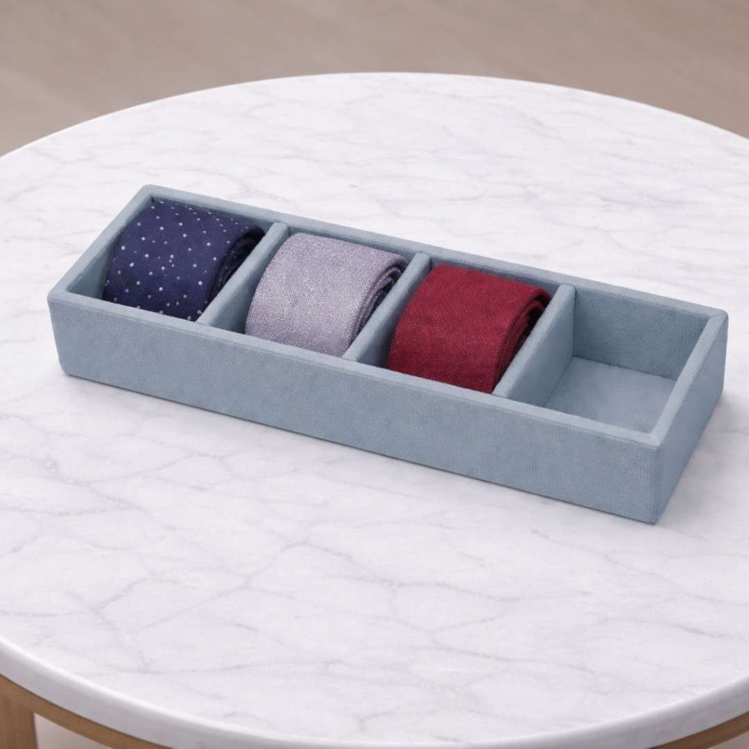 TBT 4 Slot Tie Tray Smart Tie Organisation for Modern Wardrobes