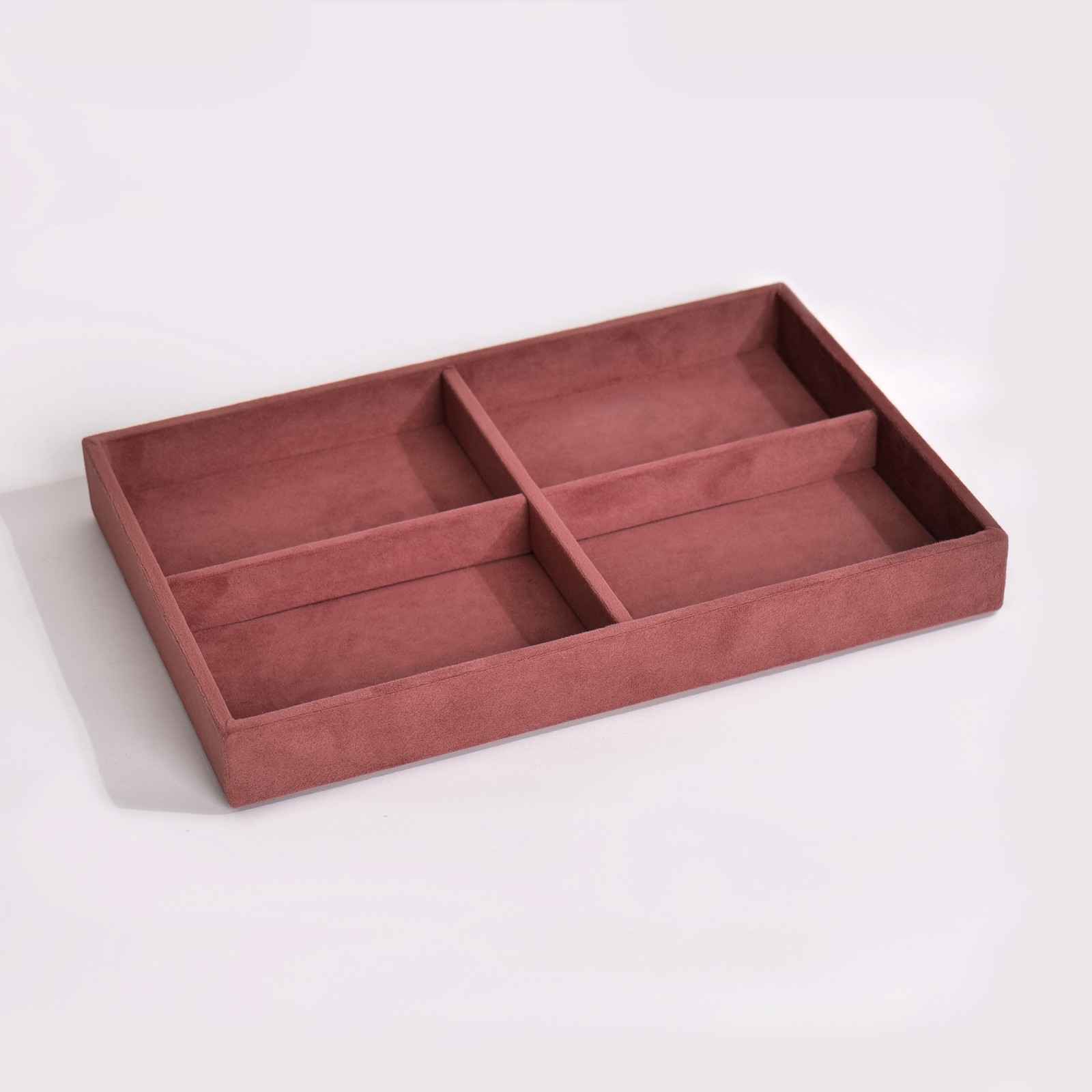 Drawer Stackable Jewellery Trays – Velvet Grid Organisers (4, 6, 12, 24)