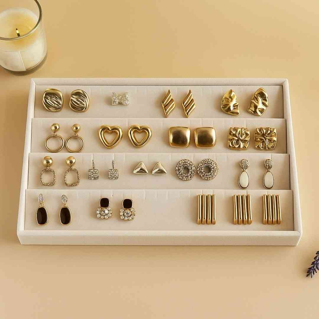 Earring Tray for Earrings, Studs & Small Jewellery