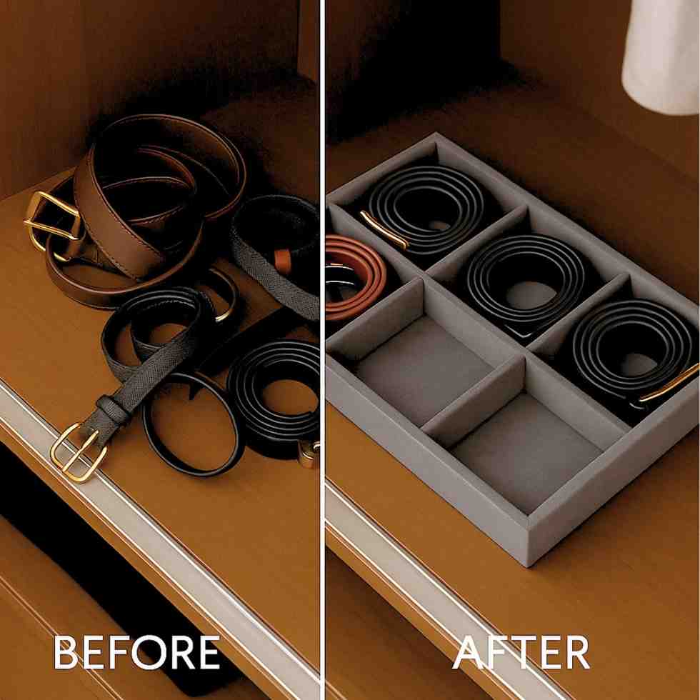 TBT 6 Slot Belt Tray Organiser