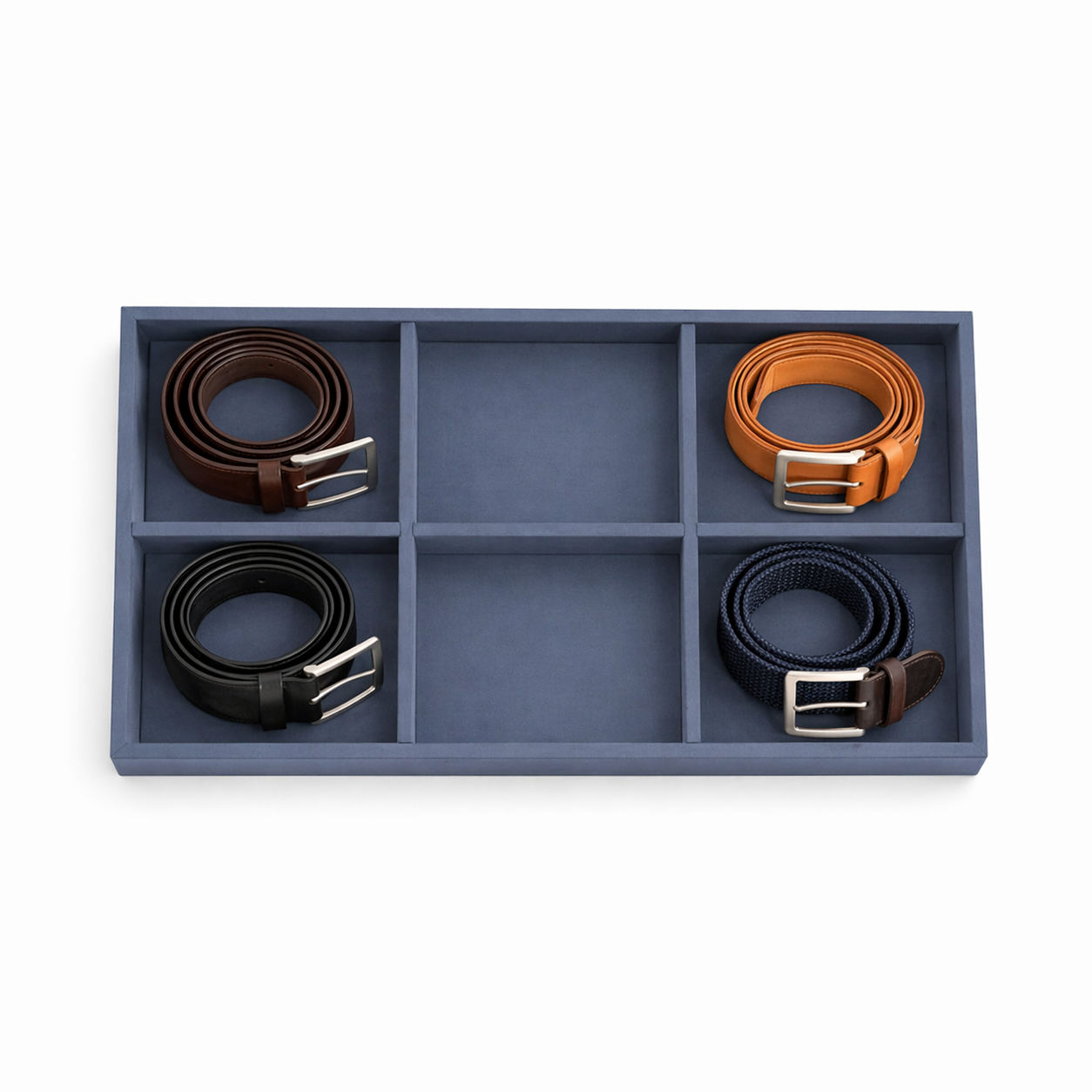 6 Slot Belt Tray Large