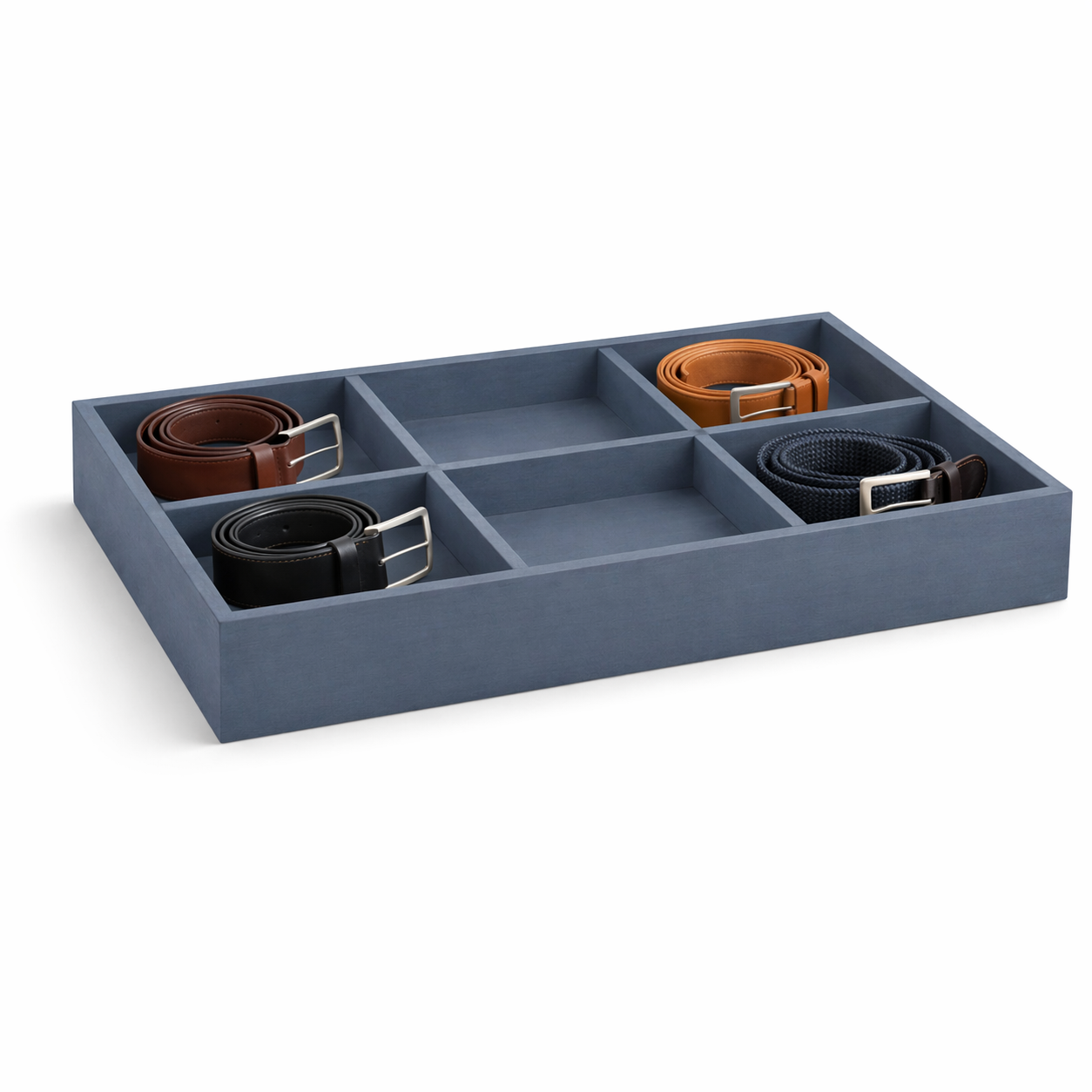 6 Slot Belt Tray Large