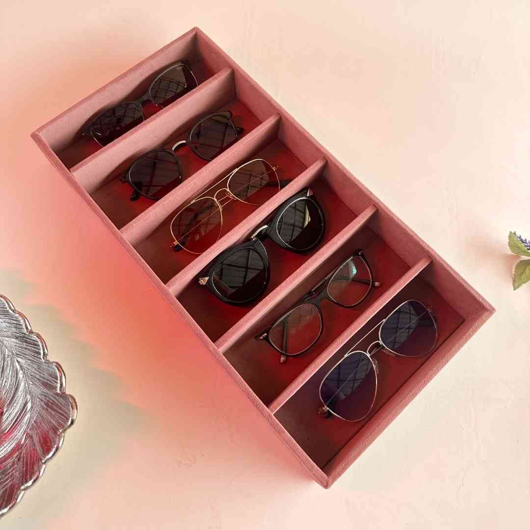 6 Slot Sunglass Tray for Sunglasses & Eyewear