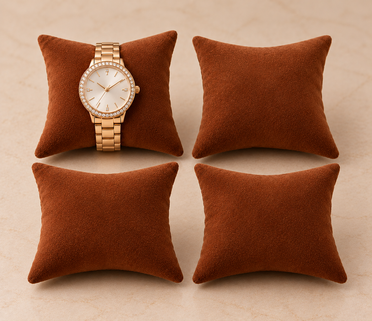 Velvet Watch Display Pillow