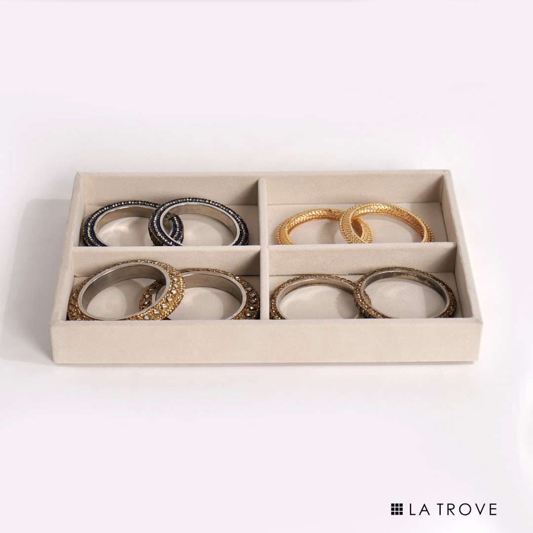 Luxury 4 Section Jewellery Tray