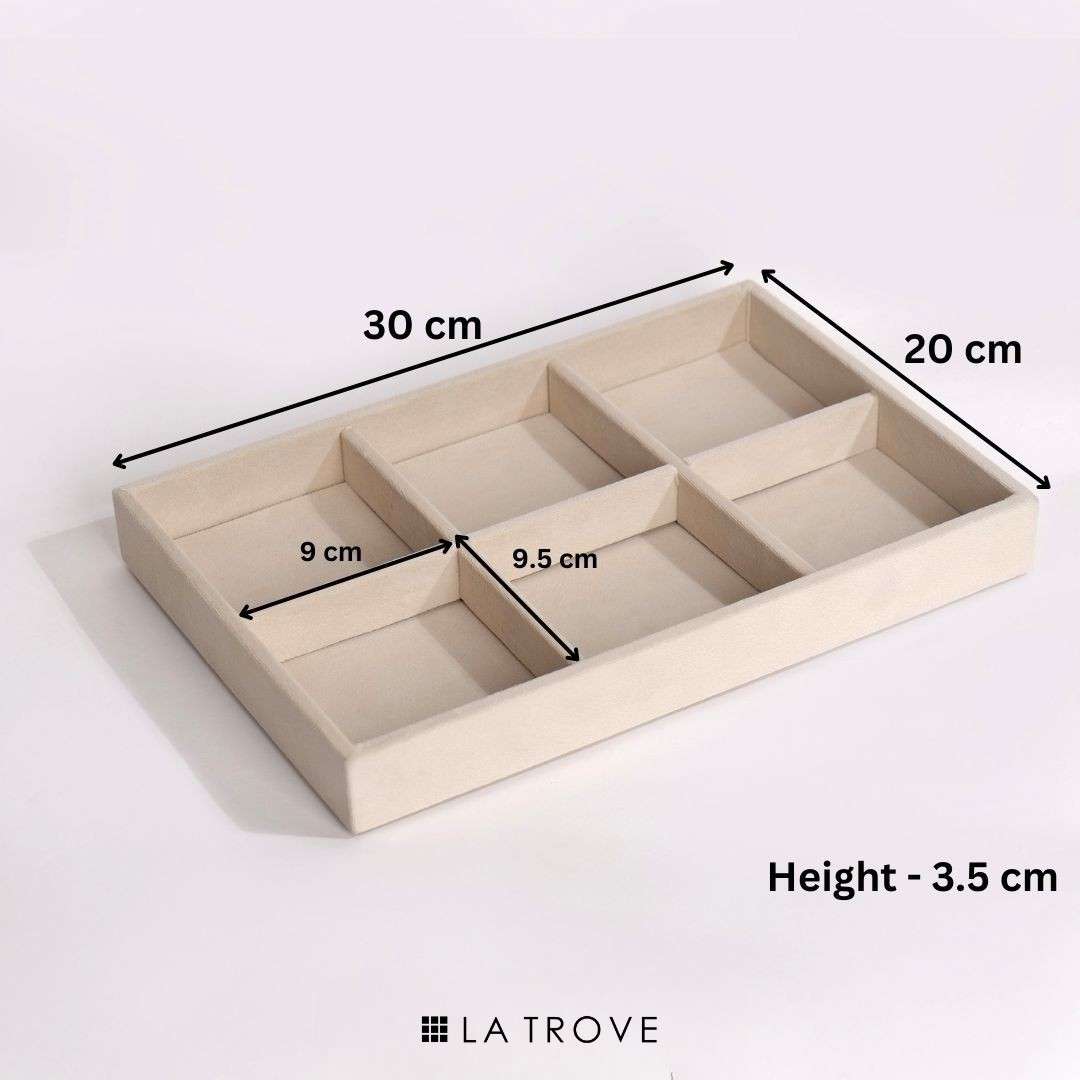 6 Slot Bangle Organiser Tray