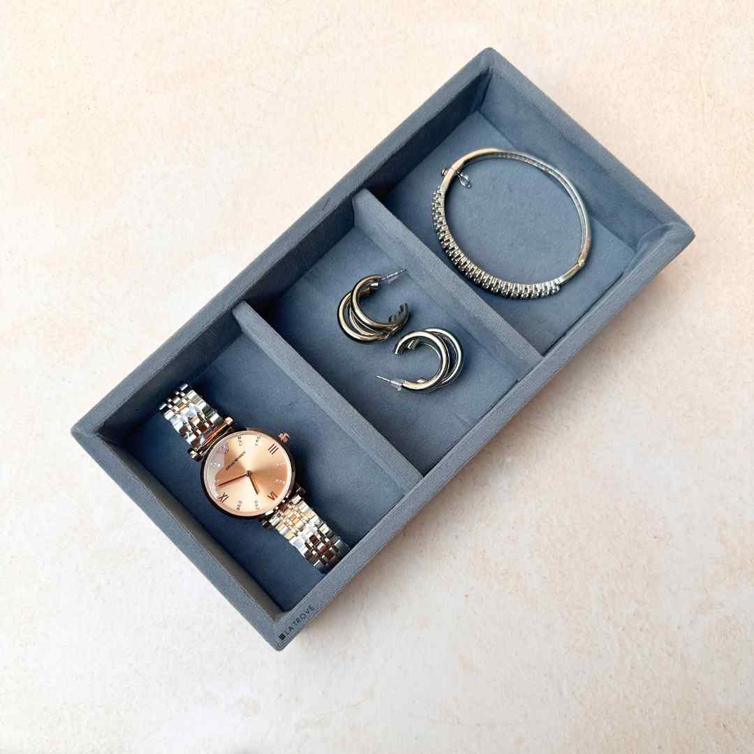 3 Grid Mini Jewellery Tray Organiser (Mini)