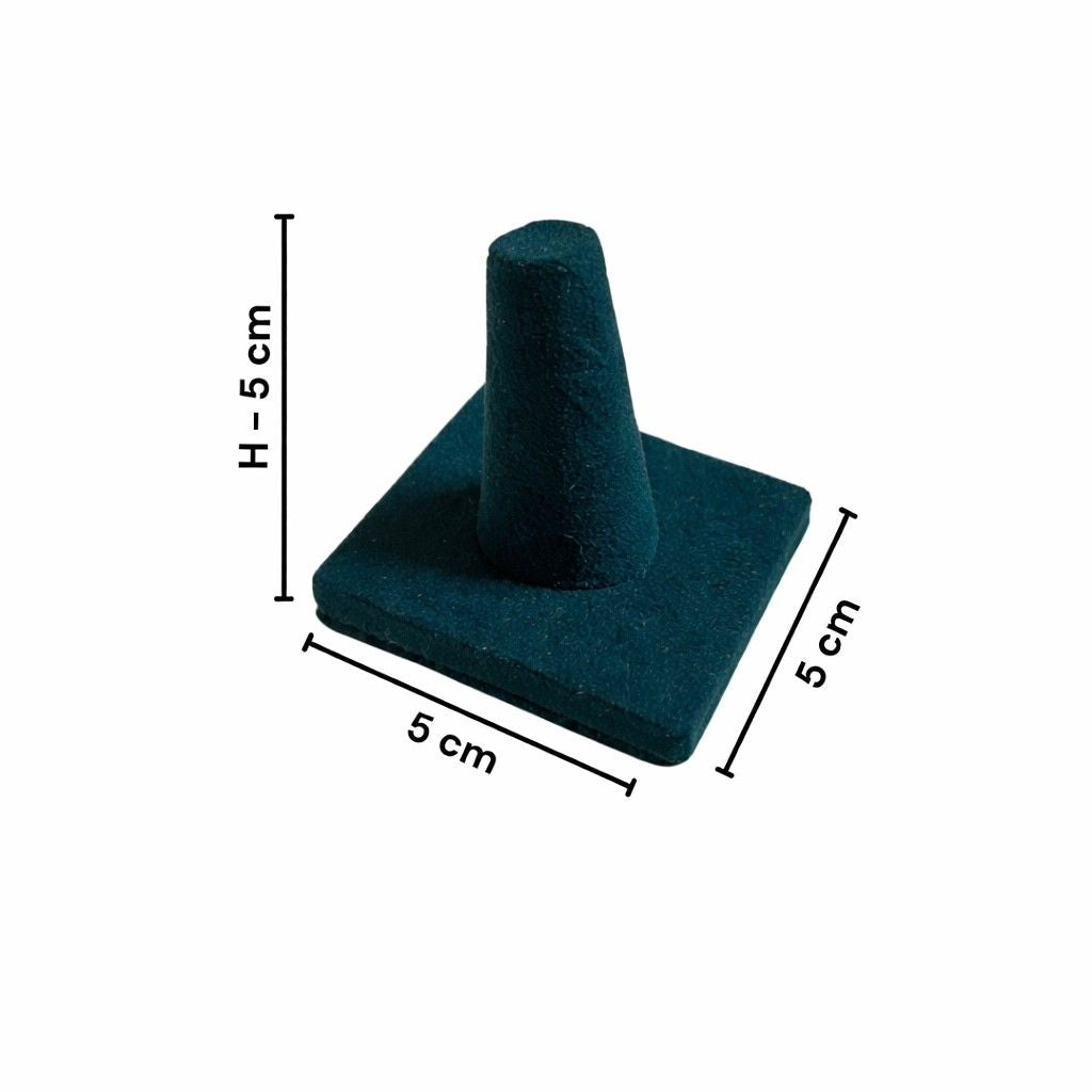 Premium Velvet Finger Ring Holder Stand
