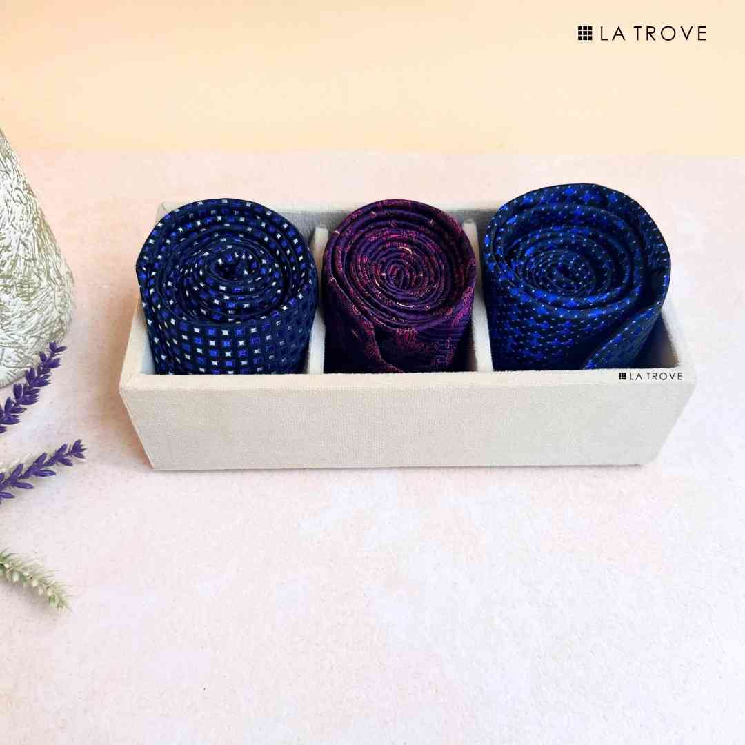 3 Slot Mini Tie & Pocket Square Tray (Mini)