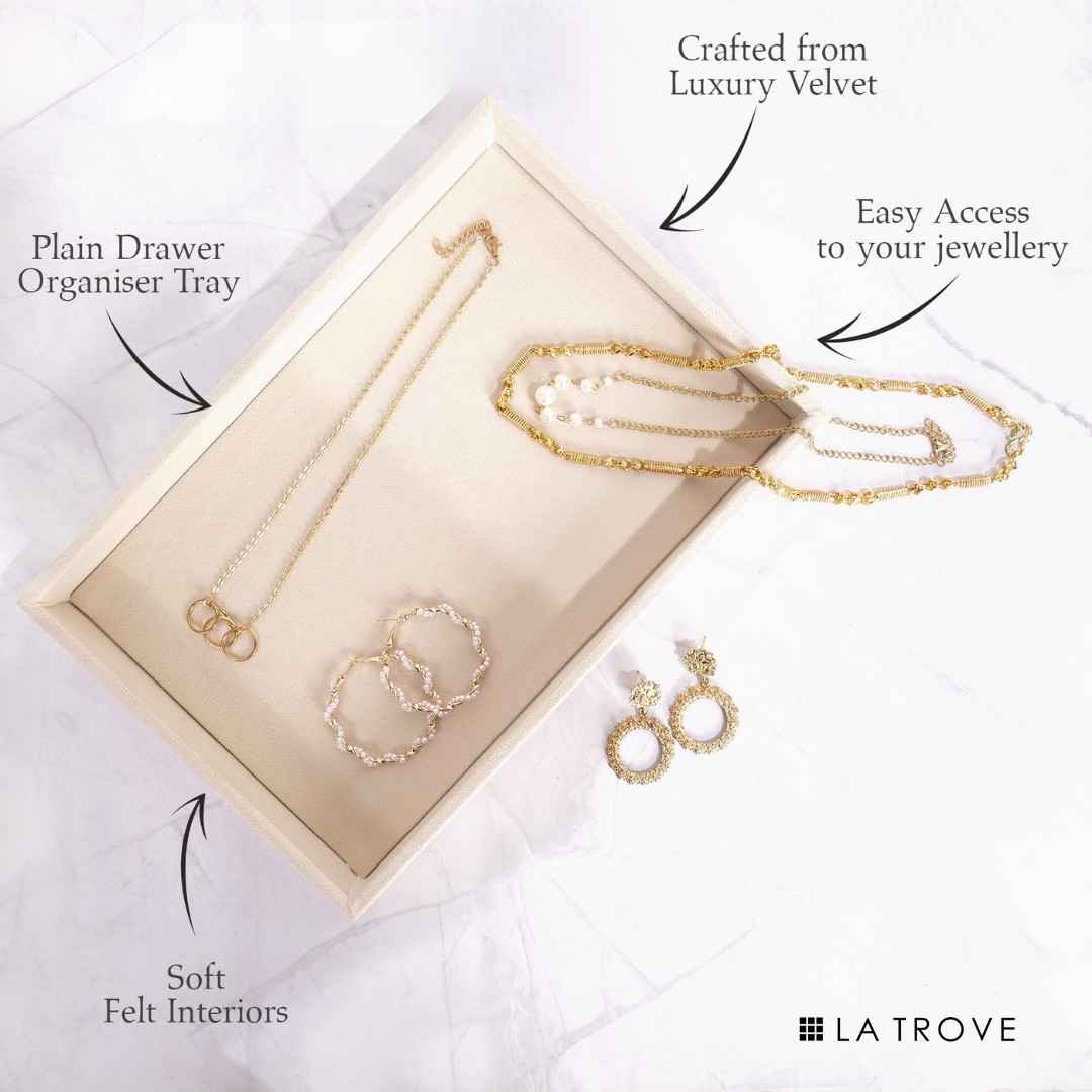 Luxury Plain Jewellery Tray
