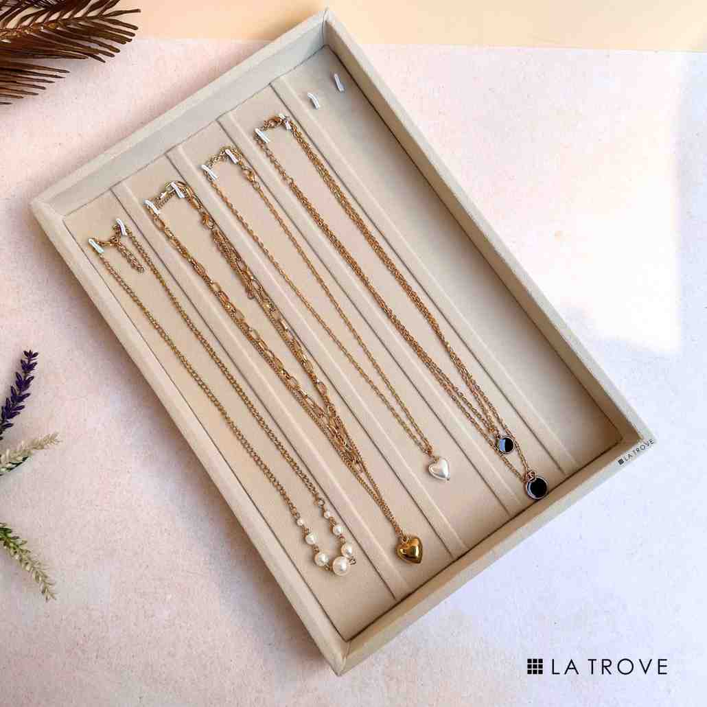 Chain Necklace Jewellery Tray Organiser