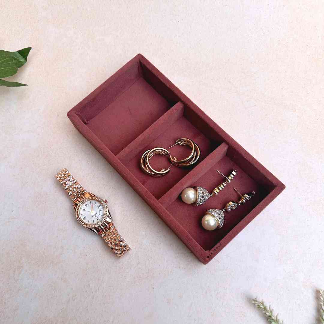3 Grid Mini Jewellery Tray Organiser (Mini)