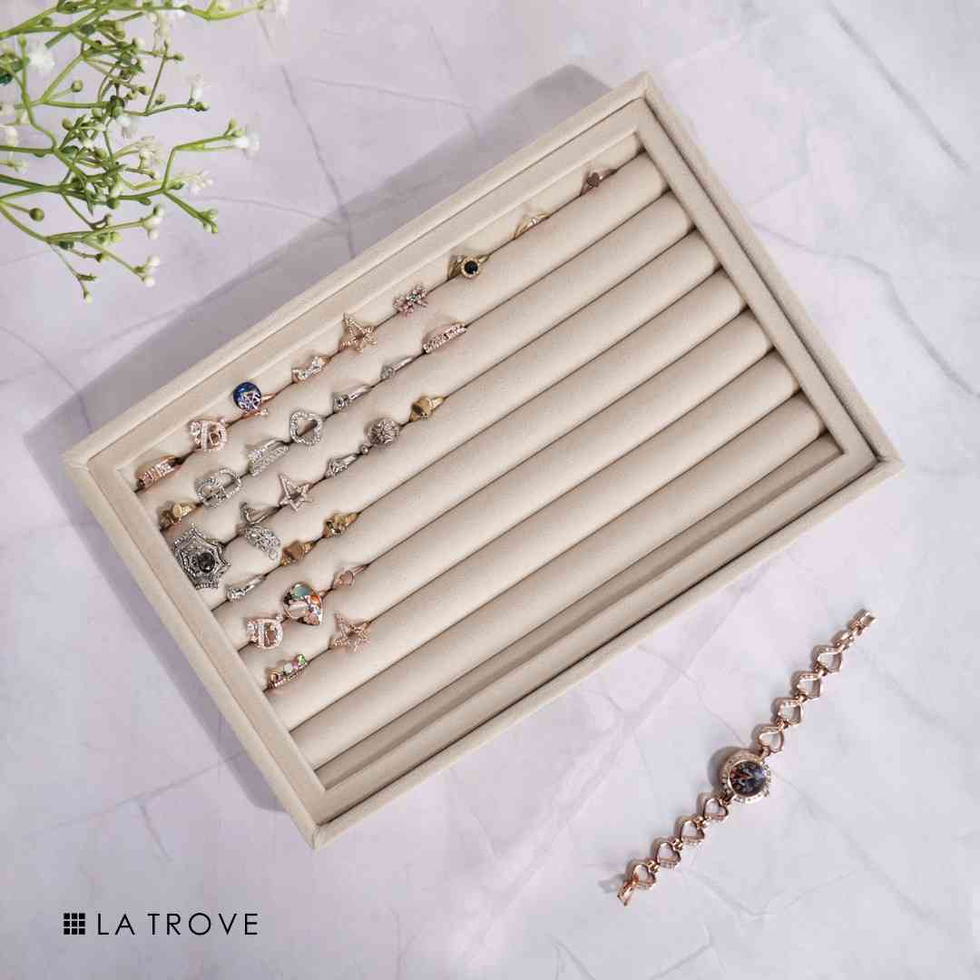 Luxury Big Ring & Cufflink Organiser Tray