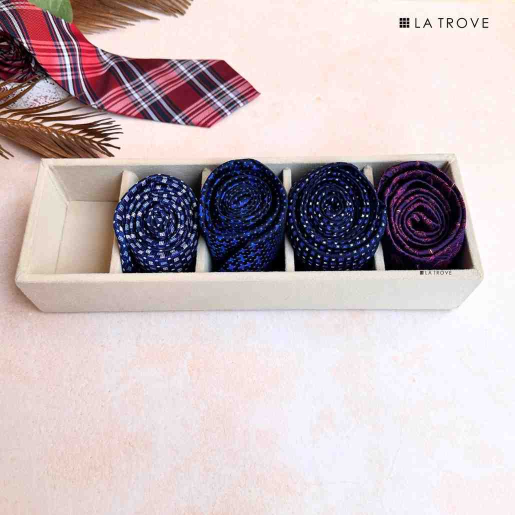 5 Slot Tie & Pocket Square Tray (Sleek)