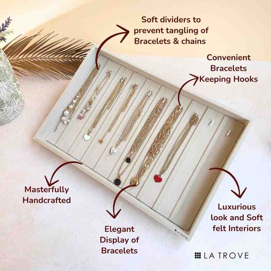 Chain Necklace Jewellery Tray Organiser