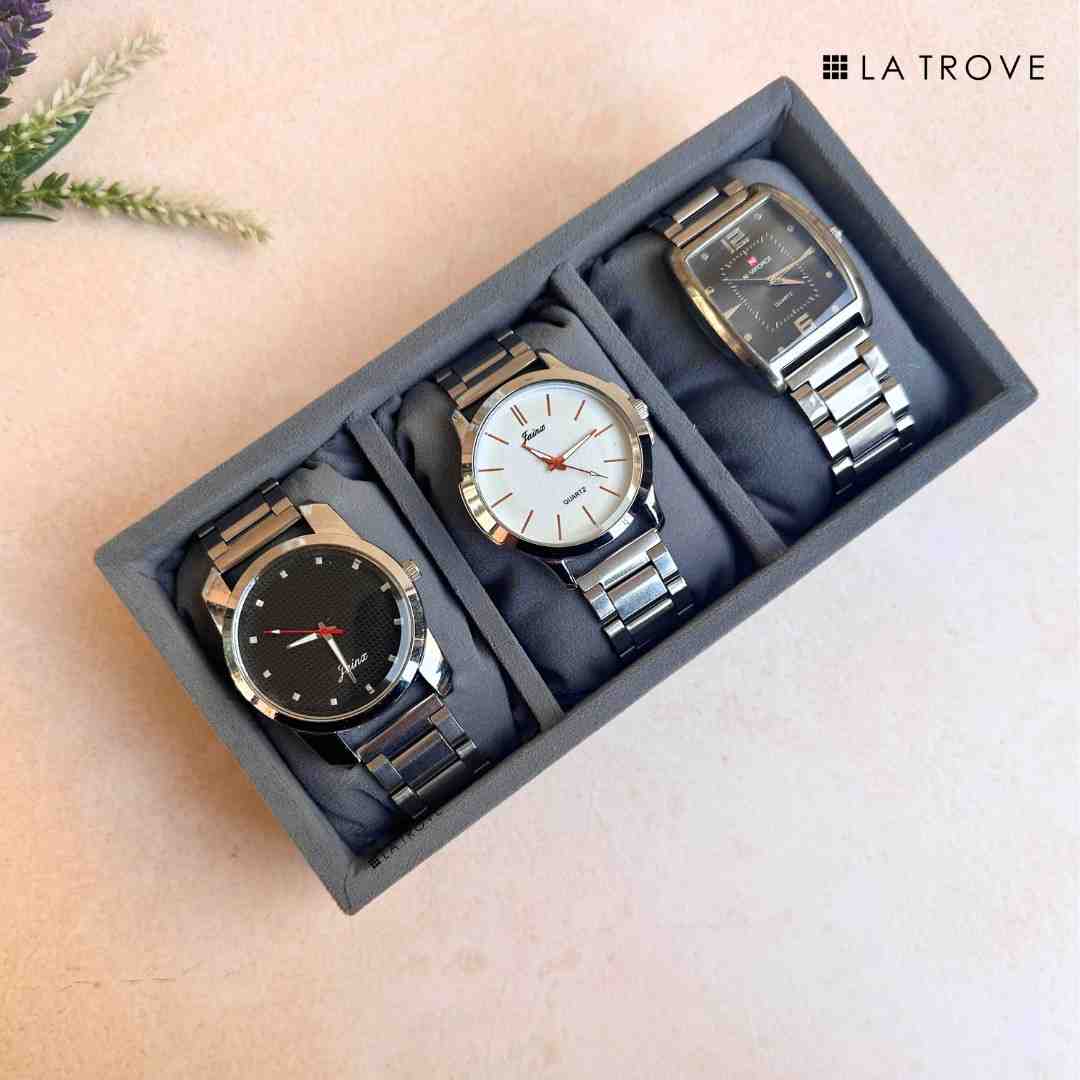 3 Slot Mini Watch Tray (Mini)