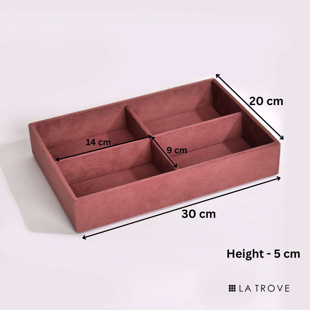 4 Slot Belt Organiser Tray