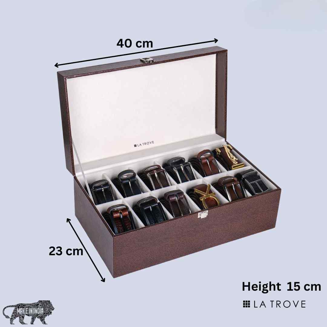 12 Slot Belt Box
