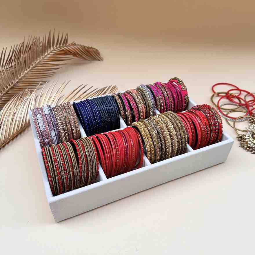 8 Slot Bangle Organiser Tray