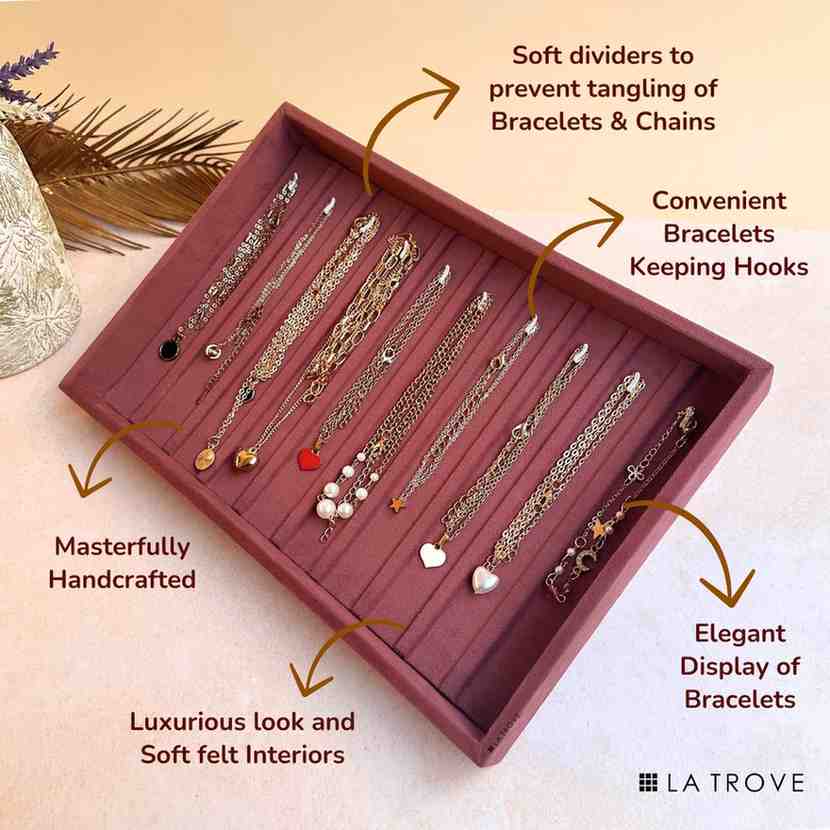 Bracelet & Chain Tray Organizer