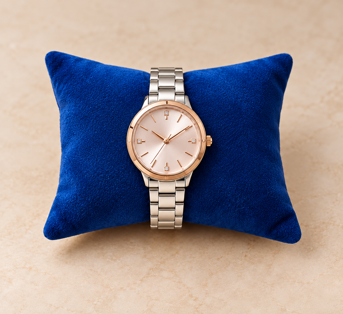 Velvet Watch Display Pillow