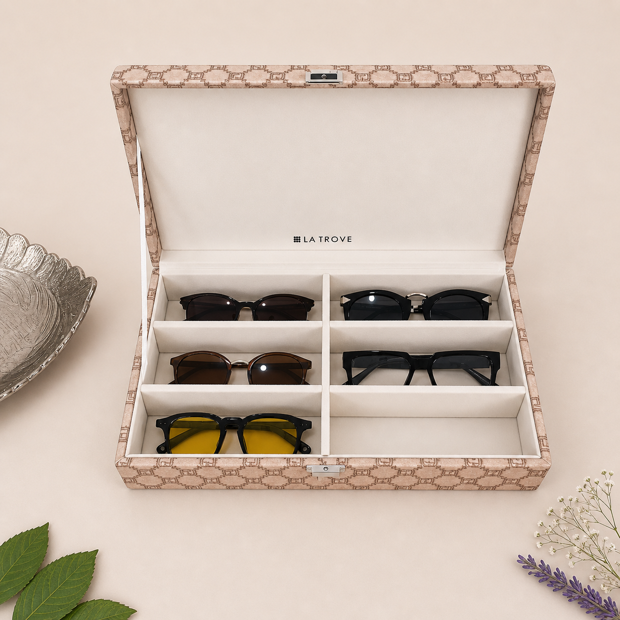 Designer 6 Slot Sunglass Box