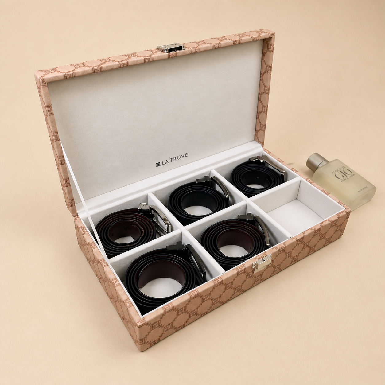 Designer 6 Slot Belt Box