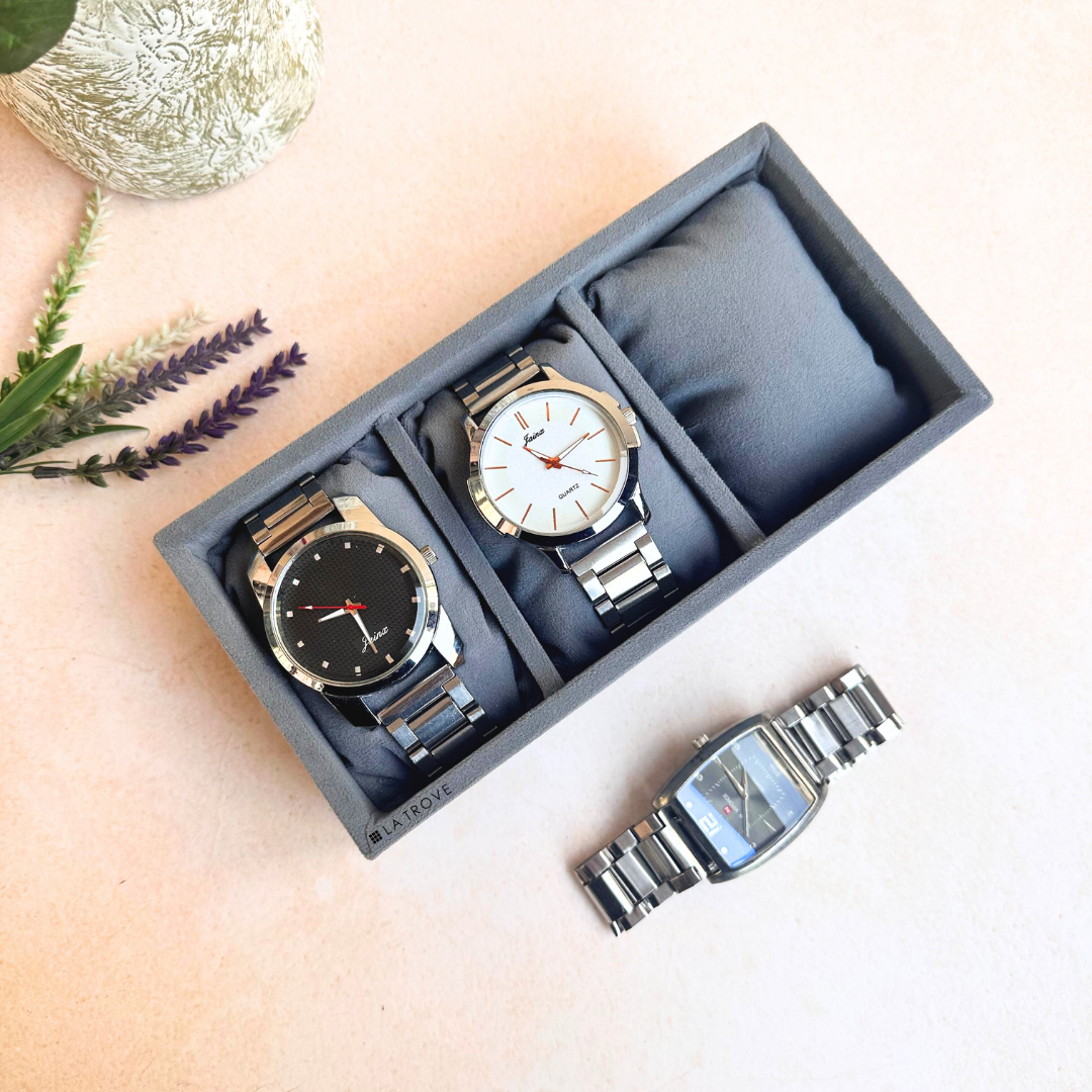 3 Slot Mini Watch Tray