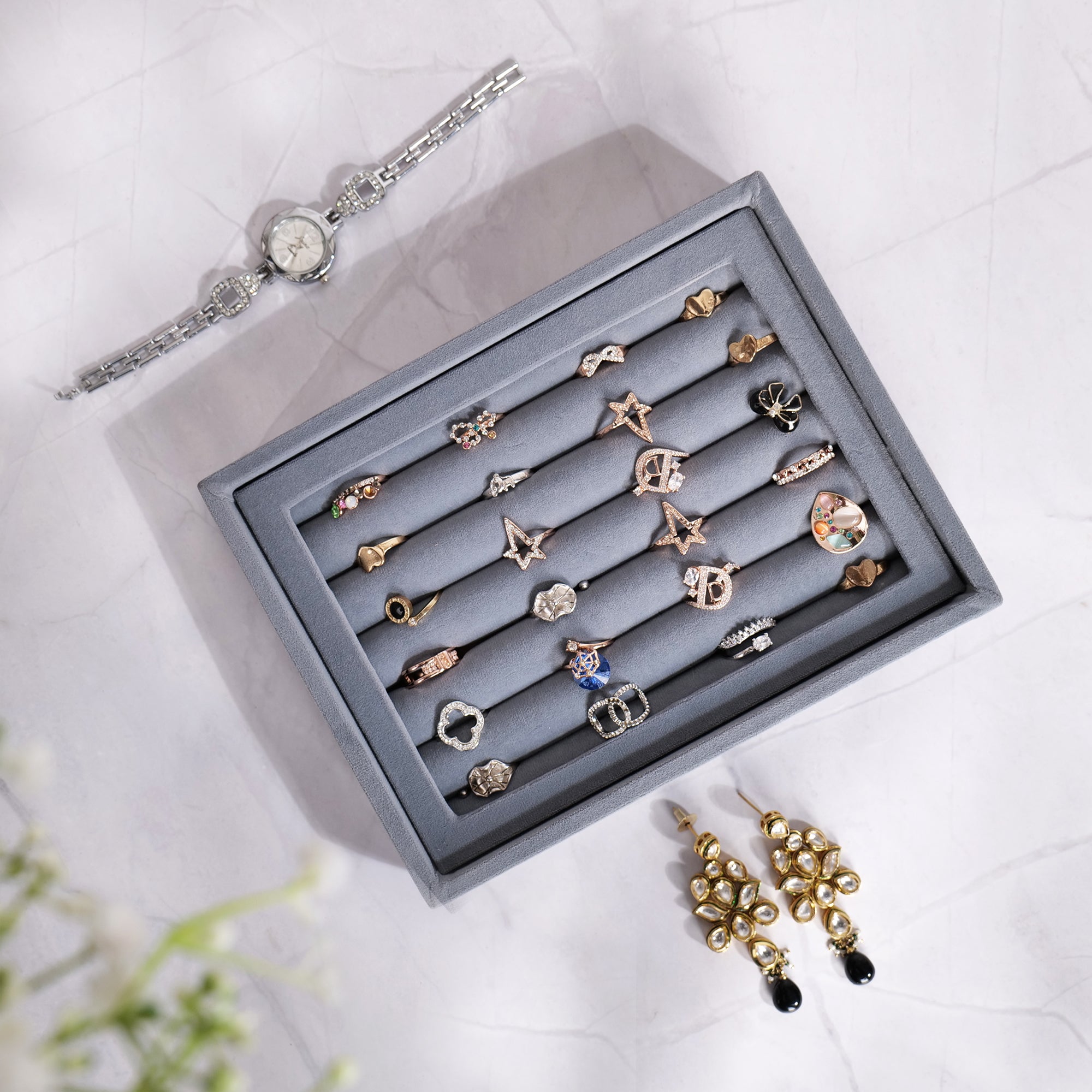 Luxury Small Ring & Cufflink Jewellery Tray