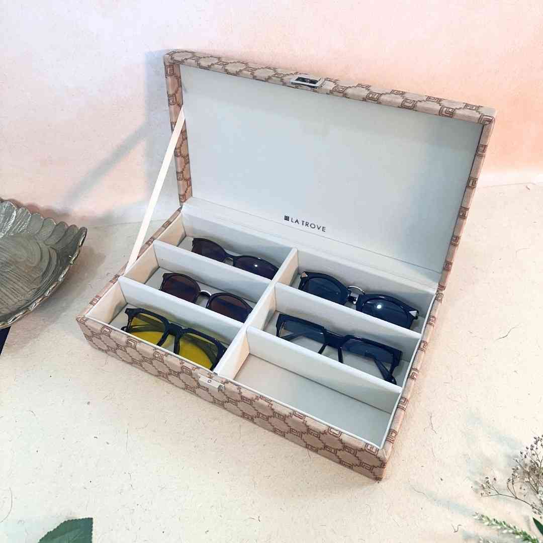 Designer 6 Slot Sunglass Box