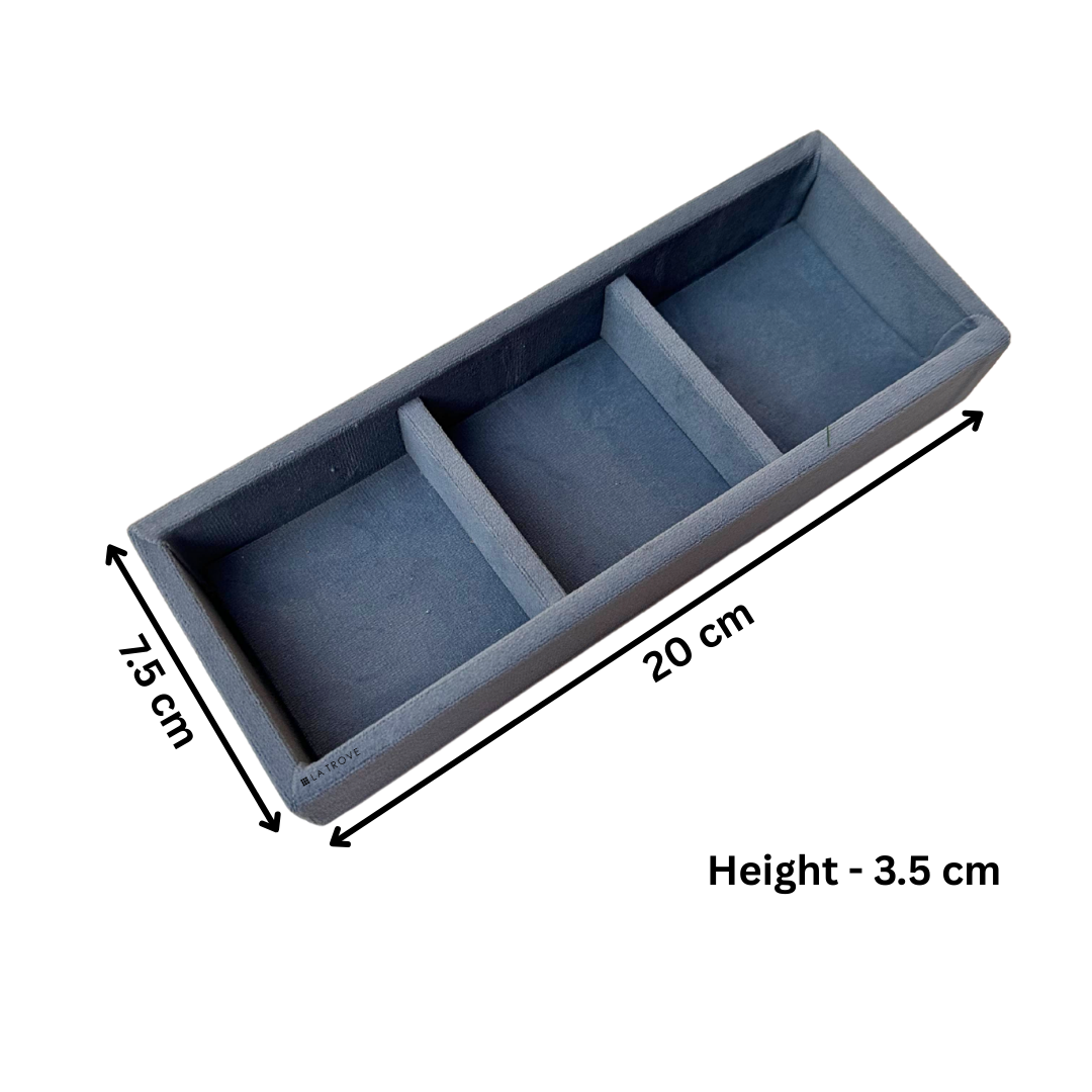 3 Grid Jewellery Tray (Micro)