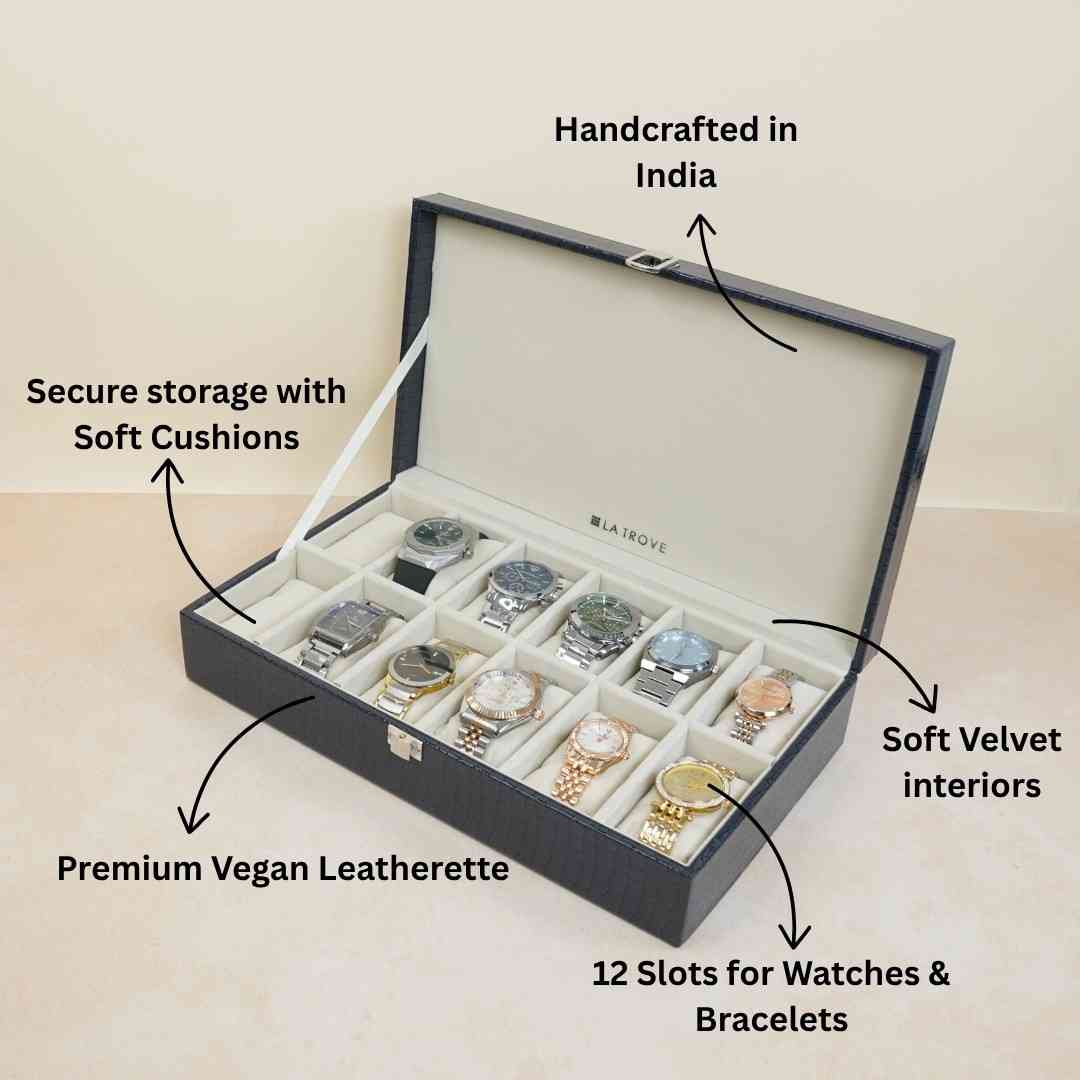 12 Slot Watch Box