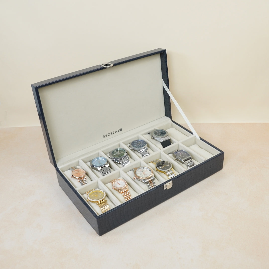 12 Slot Watch Box