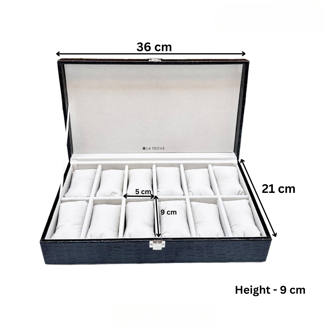12 Slot Watch Box