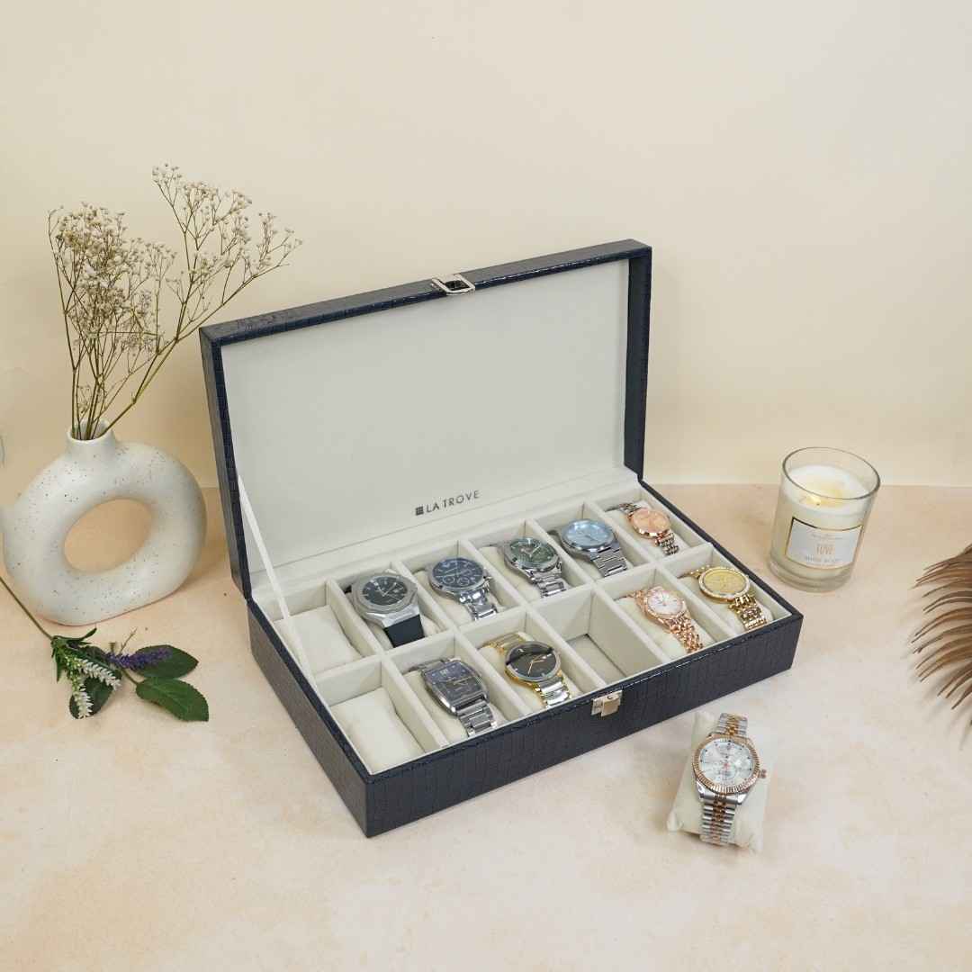 12 Slot Watch Box