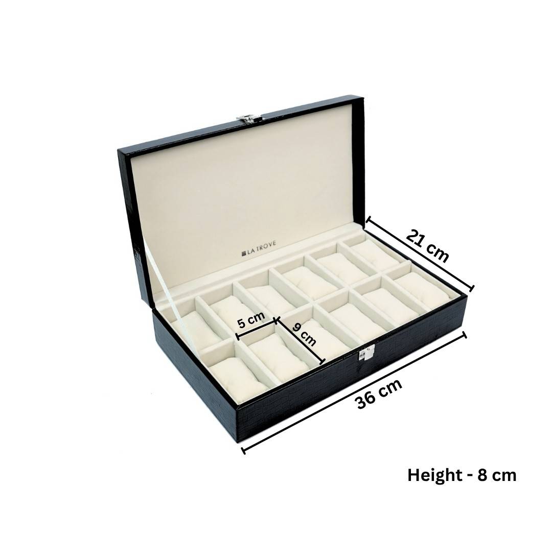 12 Slot Watch Box