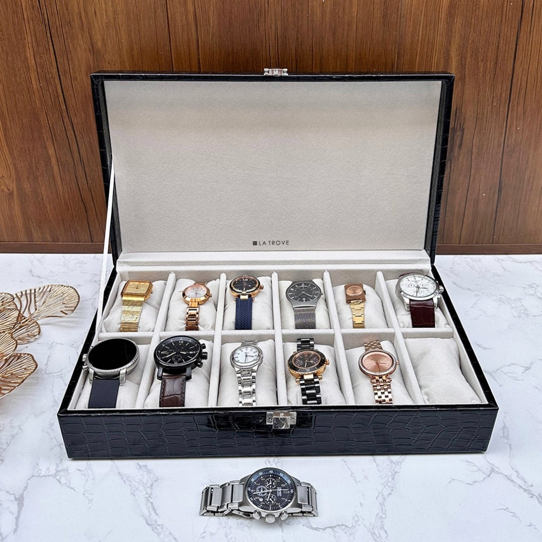 12 Slot Watch Box
