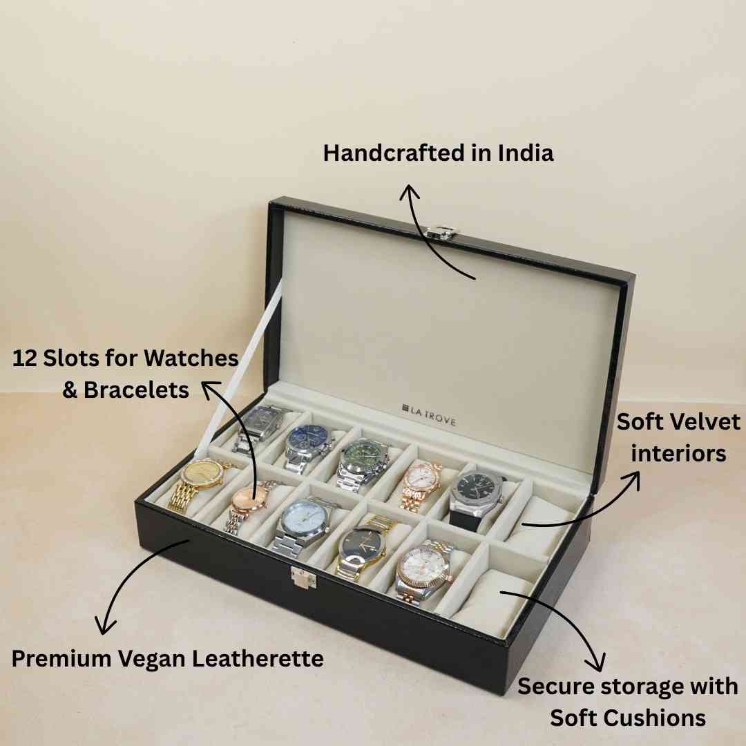 12 Slot Watch Box
